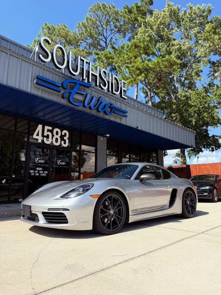 Cayman T in for spark plugs, a brake flu…