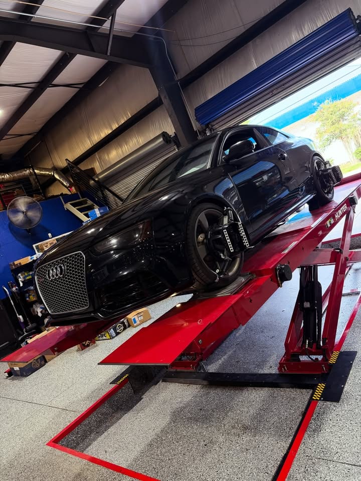RS5 in for an alignment